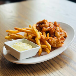 KIDS WALLEYE FISH & CHIPS KIDS WALLEYE FISH & CHIPS